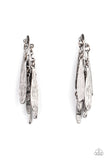 Pursuing The Plumes - Gunmetal Earrings