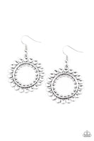 Radiating Radiance - Silver Earrings