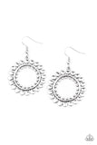 Radiating Radiance - Silver Earrings