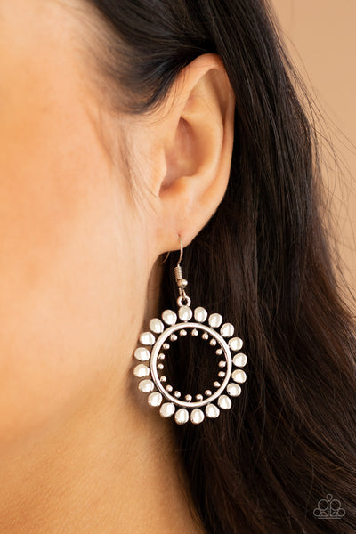 Radiating Radiance - Silver Earrings