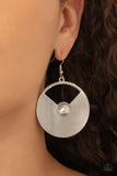 Record-Breaking Brilliance - White Earrings