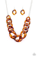 Red-HAUTE Mama Brown Necklace