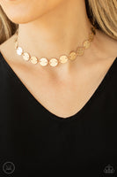 Reflection Detection - Gold Choker Necklace