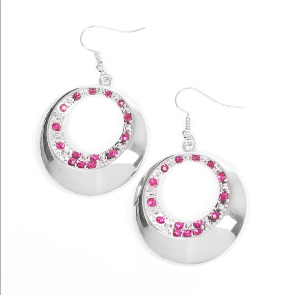 Ringed in Refinement Pink Earring