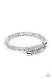 Roll Out the Glitz- Silver Bracelet