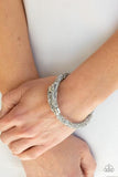 Roll Out the Glitz- Silver Bracelet