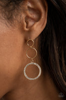 Rule-Breaking Radiance - Gold Earrings