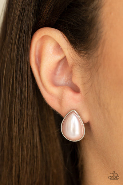 SHEER Enough - Pink Earrings