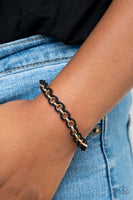 SUEDE Side to Side - Black Bracelet