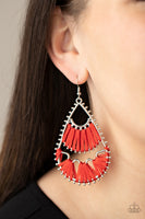 Samba Scene - Red Earrings