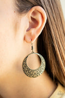 Secret Groves- Brass Earrings