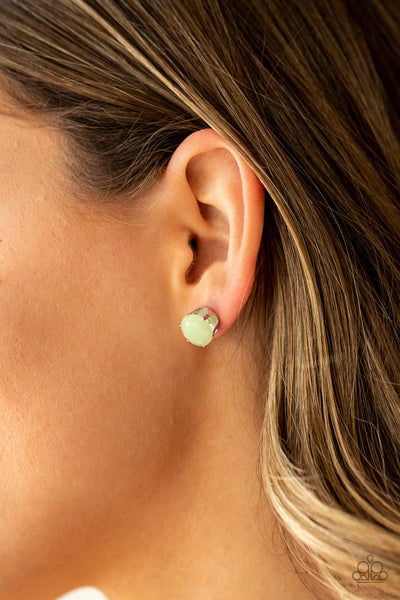 Simply Serendipity - Green Post Earrings