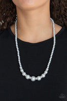 SoHo Sweetheart- Silver Pearl Necklace