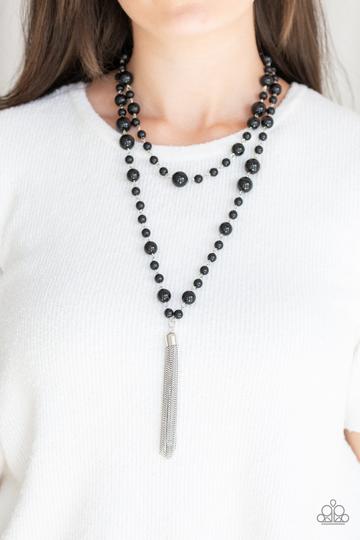 Social Hour Black Necklace