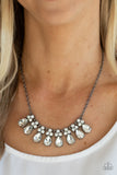 Sparkly Ever After - Gunmetal Necklace