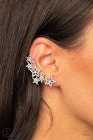 EAR CRAWLERS! Star-Spangled Shimmer - White Earrings