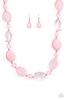 Staycation Stunner - Pink Necklace