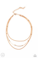 Subtly Stunning - Gold Choker Necklace