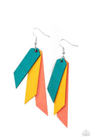 Suede Shade- Multi Earrings