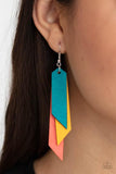 Suede Shade- Multi Earrings