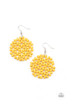 Summer Escapade Yellow Earrings