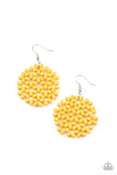 Summer Escapade Yellow Earrings