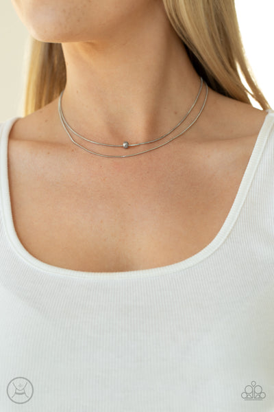 Super Slim - Silver Choker Necklace