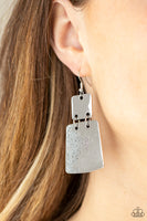 Tagging Along - Silver Earrings