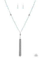 Tassel Takeover - Blue Necklace