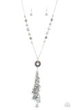 Tasseled Treasure - Silver Necklace