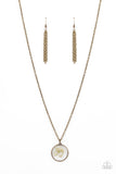 Tea Party Tease - Brass Necklace