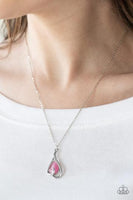 Tell Me A Love Story Pink Necklace