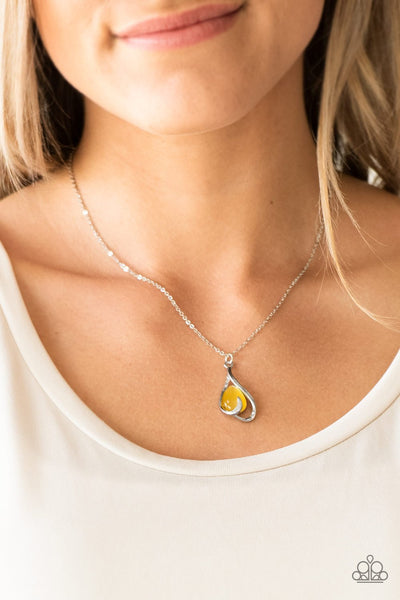 Tell Me A Love Story Yellow Necklace