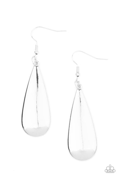 The Drop Off - Silver Earrings