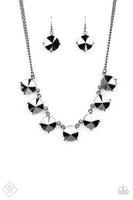 The SHOWCASE Must Go On- Gunmetal Necklace