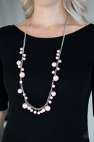 There's Always Room at the Top - Pink Pearl Necklace