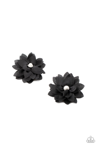 Things That Go BLOOM! - Black Hair Clip