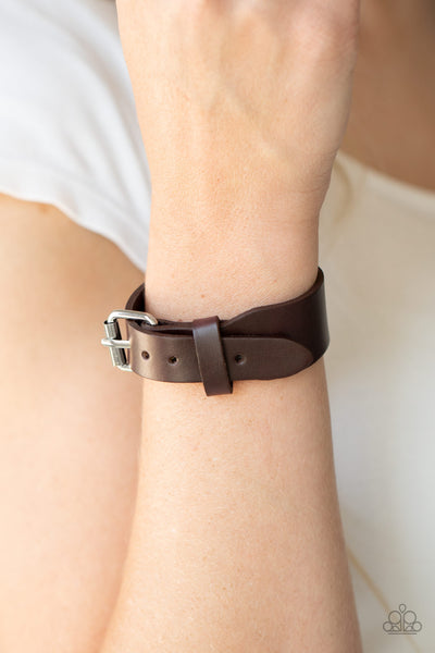 Tougher Than Leather - Brown Bracelet