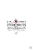 Triple Throne Twinkle - Pink Ring