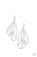 Turn Into A Butterfly - Silver  Earrings