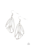 Turn Into A Butterfly - Silver  Earrings