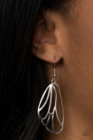 Turn Into A Butterfly - Silver  Earrings