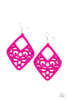 VINE For The Taking - Pink Earrings