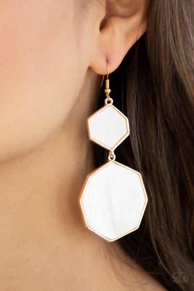 Vacation Glow - Rose Gold Earrings