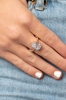 Vintage Engagement Gold Ring