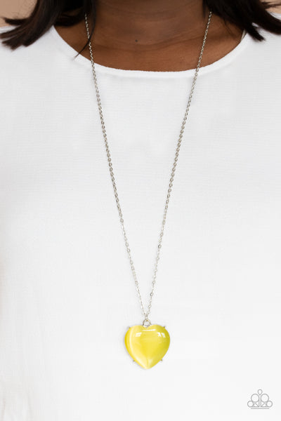 Warmhearted Glow - Yellow Necklace