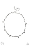 What A Stunner - Black Choker Necklace