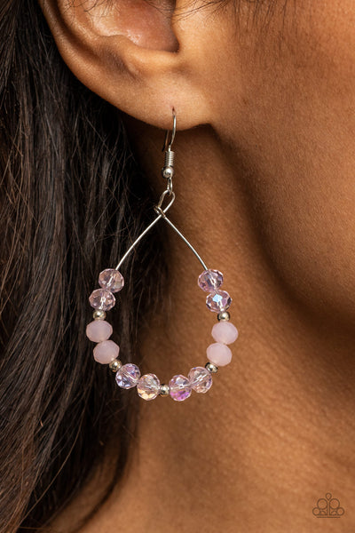 Wink Wink- Pink Earrings