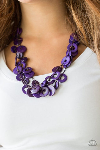 Wonderfully Walla Walla - Purple Necklace