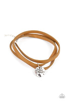 Wonderfully Worded - Brown Bracelet